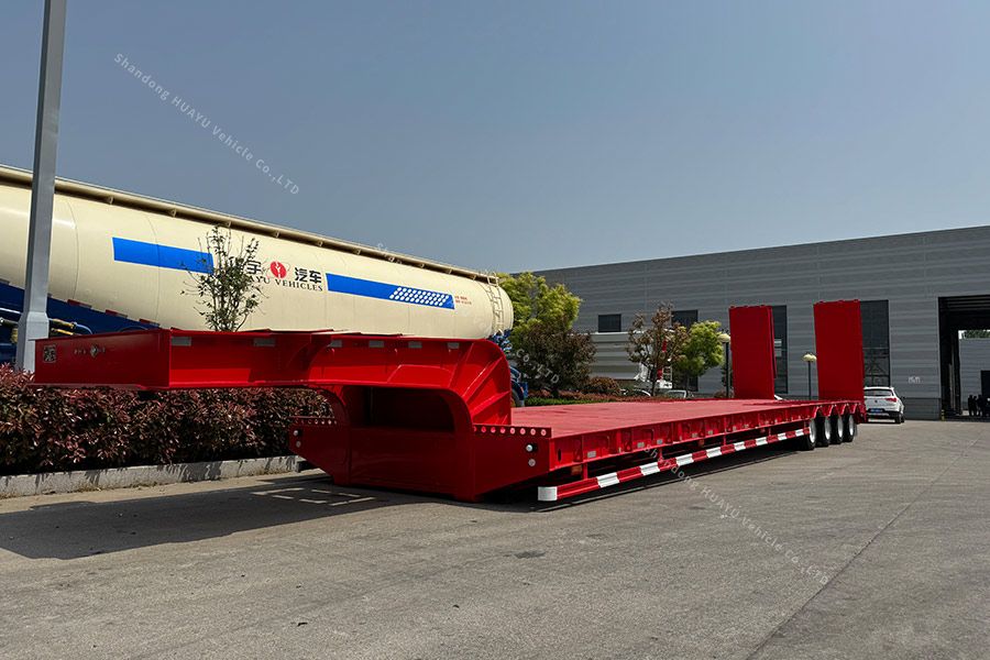 100ton منخفضة مقطورة