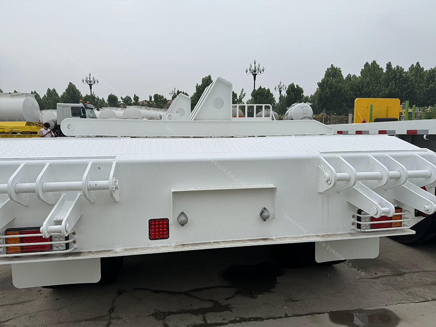 4 محاور 100ton مقطورة منخفضة للبيع