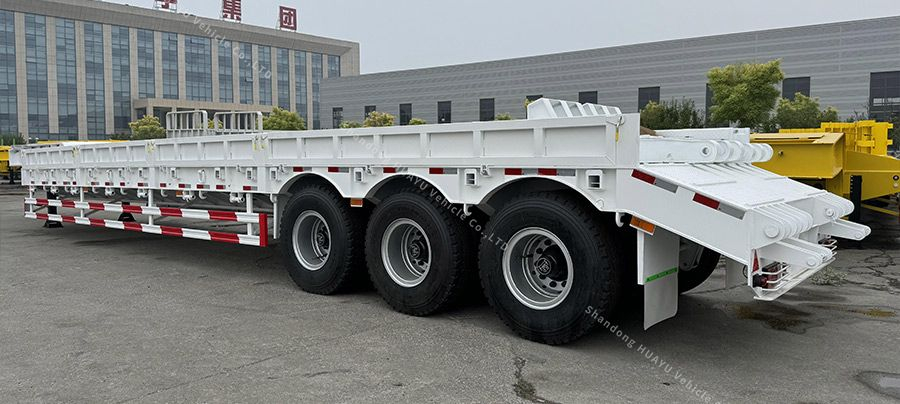 80ton منخفضة مقطورة